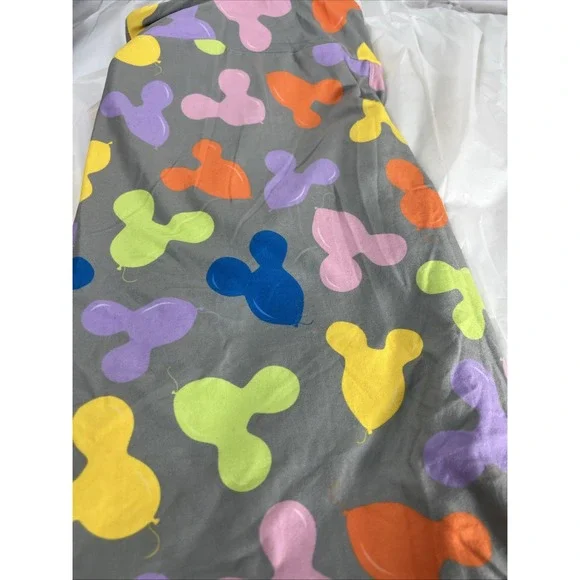 Disney Parks Mickey Balloons Women's Leggings Gray size Large Stretch Pants - Picture 15 of 15